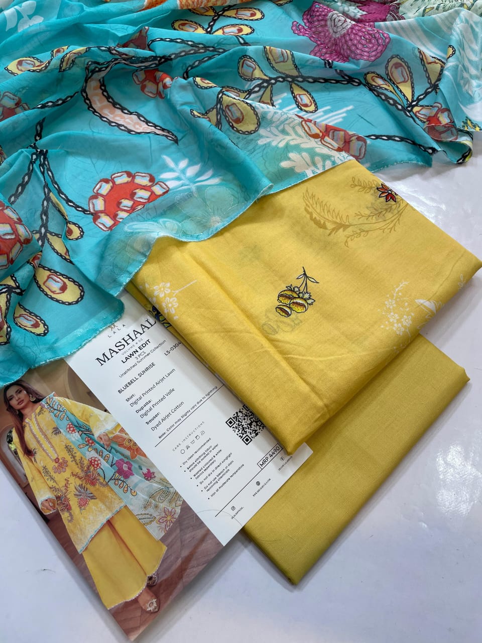 Mishal Women’s Unstitched 3-Piece Suit – Premium Lawn Collection