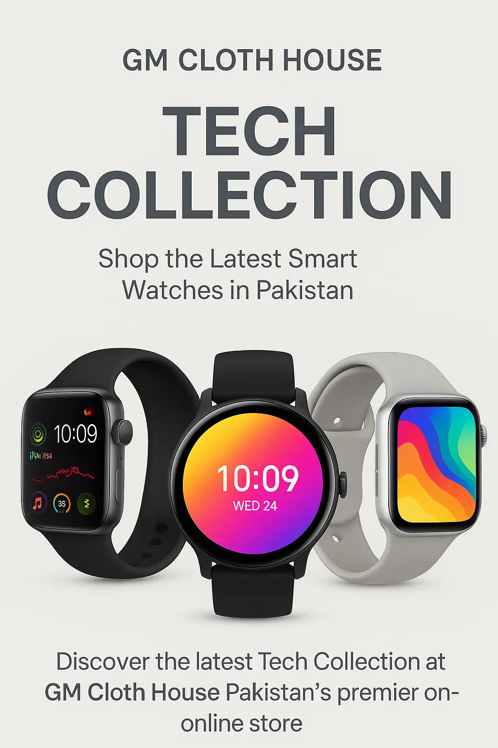 Buy Smart Watches Online in Pakistan – GM Cloth House Tech Collection