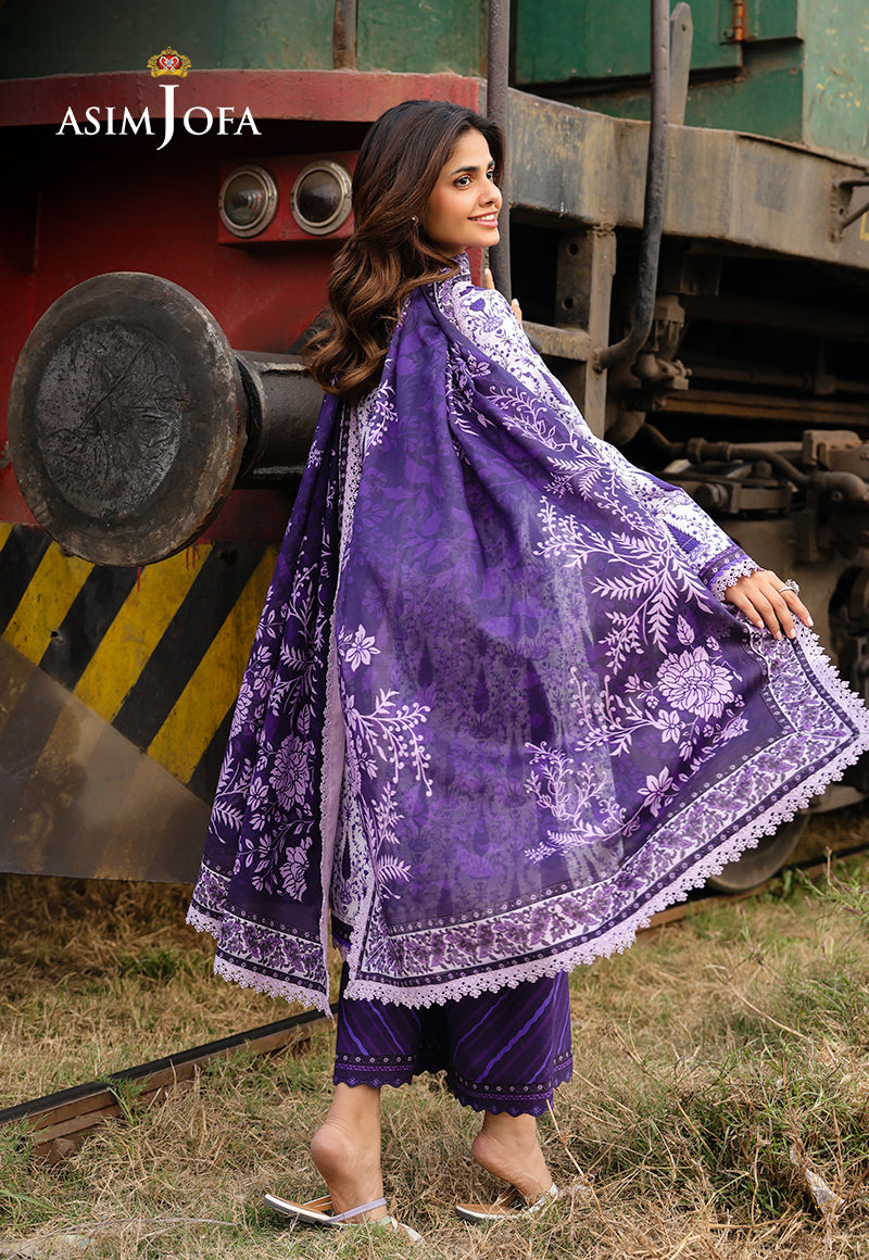 AJUBF-73 DIGITAL PRINTED LAWN 3 PCS