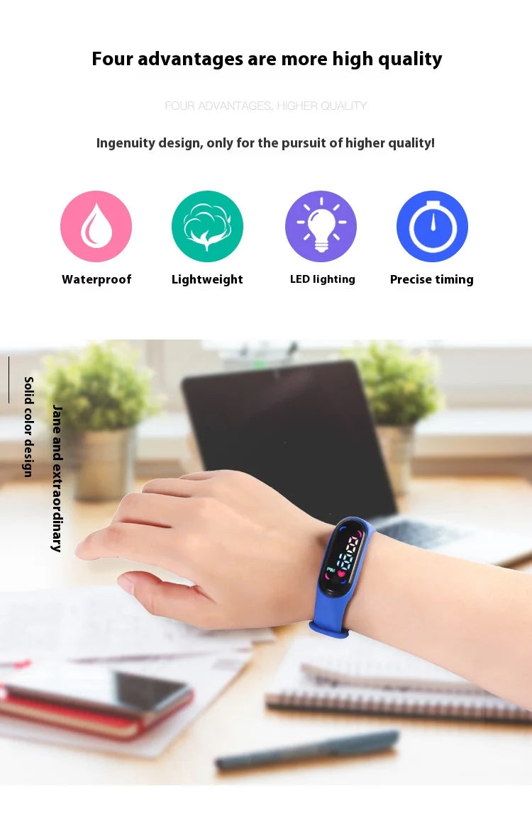 2025 New Smartwatch Movement Watch Synchronous Information Multiple Colors Life Waterproof Smartwatch For Men And Women Students