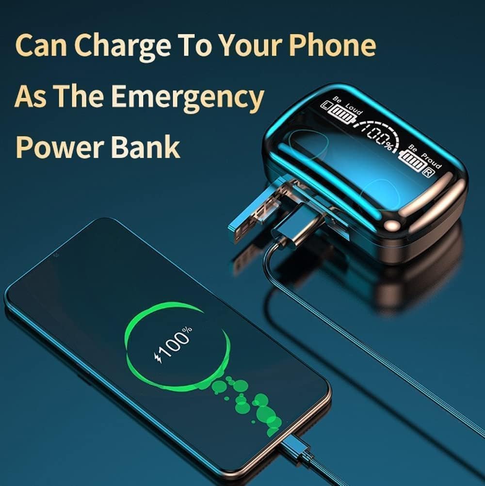 New M10 Earbuds TWS Bluetooth Headphones 3500mAh Charging Box Wireless Earphones With Microphone 9D Air buds Stereo Sports Waterproof Ear buds Headset