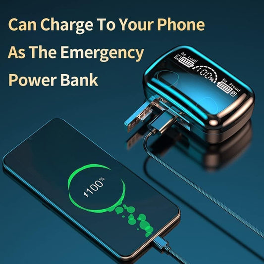 New M10 Earbuds TWS Bluetooth Headphones 3500mAh Charging Box Wireless Earphones With Microphone 9D Air buds Stereo Sports Waterproof Ear buds Headset